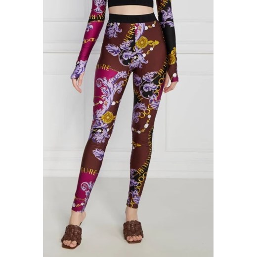 Versace Jeans Couture Legginsy | Slim Fit ze sklepu Gomez Fashion Store w kategorii Spodnie damskie - zdjęcie 172945012