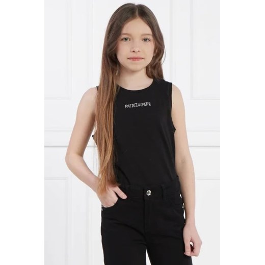 Patrizia Pepe Top | Regular Fit ze sklepu Gomez Fashion Store w kategorii Bluzki dziewczęce - zdjęcie 172945623