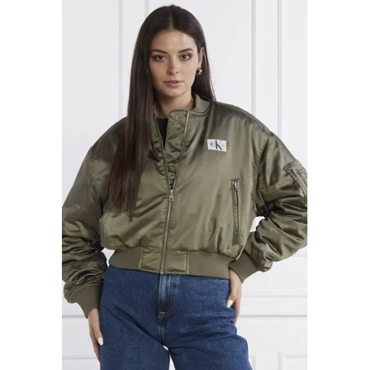 CALVIN KLEIN JEANS Kurtka bomber | Cropped Fit ze sklepu Gomez Fashion Store w kategorii Kurtki damskie - zdjęcie 172947473