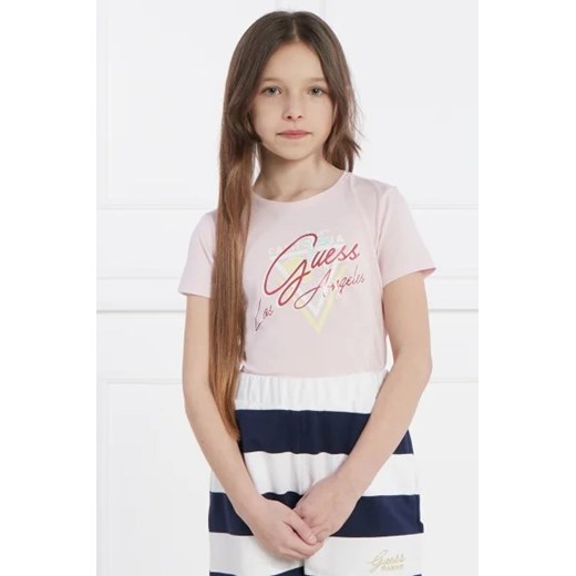 Guess T-shirt | Regular Fit ze sklepu Gomez Fashion Store w kategorii Bluzki dziewczęce - zdjęcie 172948500