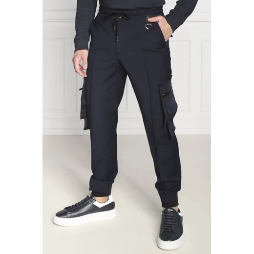 Les Hommes Wełniane spodnie cargo | Regular Fit Les Hommes 52 wyprzedaż Gomez Fashion Store