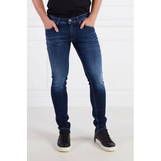Jeansy męskie Replay z elastanu 
