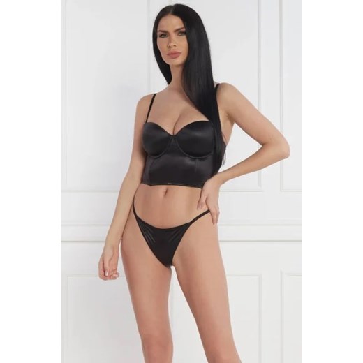 BOSS BLACK Satynowy gorset | Cropped Fit S wyprzedaż Gomez Fashion Store
