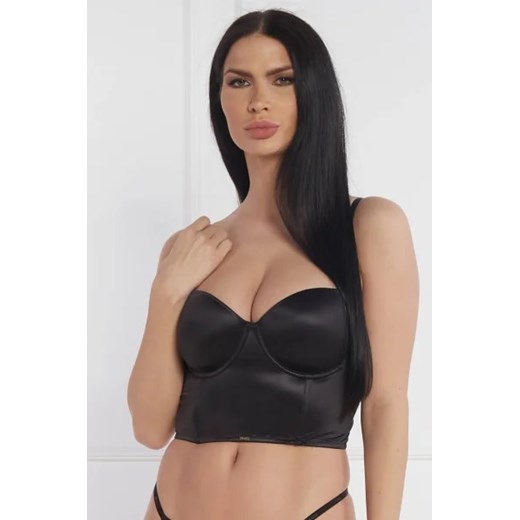 BOSS BLACK Satynowy gorset | Cropped Fit S Gomez Fashion Store okazja