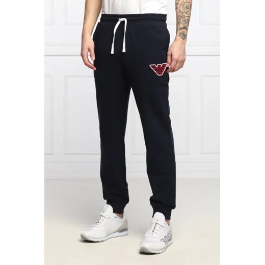 Emporio Armani Spodnie dresowe | Regular Fit Emporio Armani L okazja Gomez Fashion Store