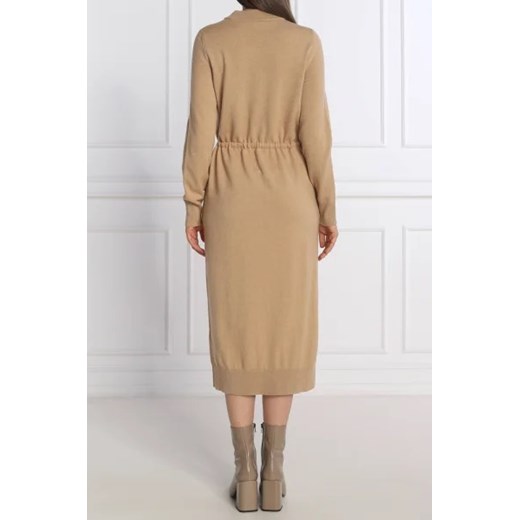 Peserico Wełniana sukienka | z dodatkiem jedwabiu Peserico 40 promocyjna cena Gomez Fashion Store