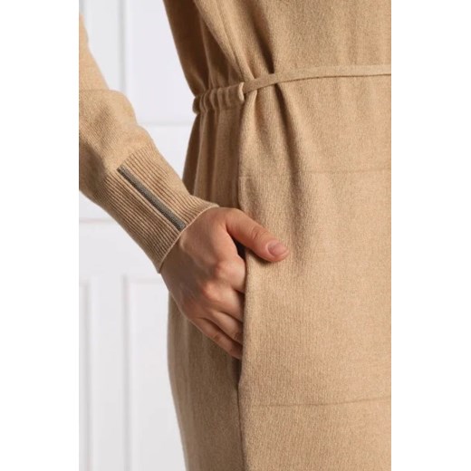 Peserico Wełniana sukienka | z dodatkiem jedwabiu Peserico 40 wyprzedaż Gomez Fashion Store