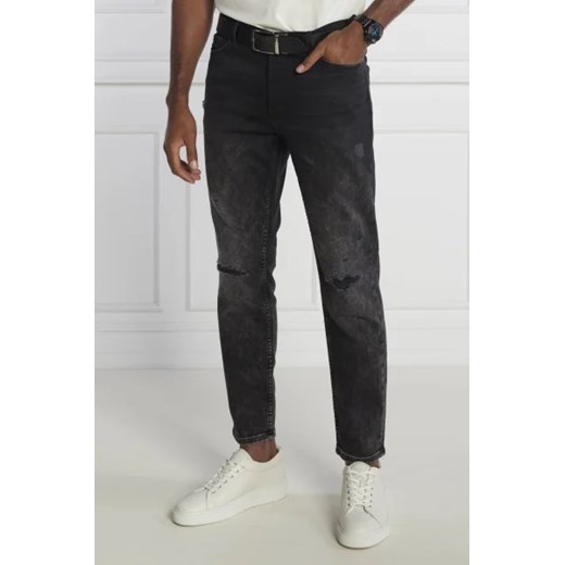 HUGO Jeansy HUGO 634 | Tapered fit | denim ze sklepu Gomez Fashion Store w kategorii Jeansy męskie - zdjęcie 172950892