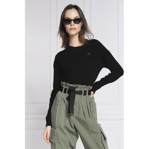 Pinko Kaszmirowy sweter Frisbi | Regular Fit Pinko M okazyjna cena Gomez Fashion Store