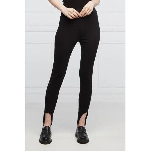 HUGO Spodnie Hereda | Slim Fit ze sklepu Gomez Fashion Store w kategorii Spodnie damskie - zdjęcie 172952772