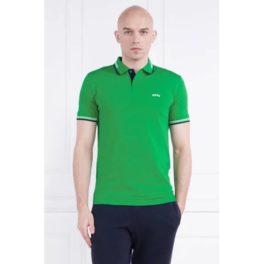 BOSS GREEN Polo Paul Curved | Slim Fit | stretch XXL wyprzedaż Gomez Fashion Store
