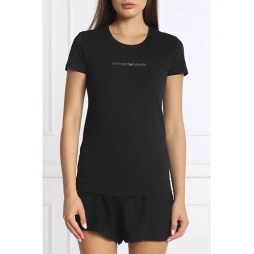 Emporio Armani T-shirt | Regular Fit ze sklepu Gomez Fashion Store w kategorii Bluzki damskie - zdjęcie 172954824