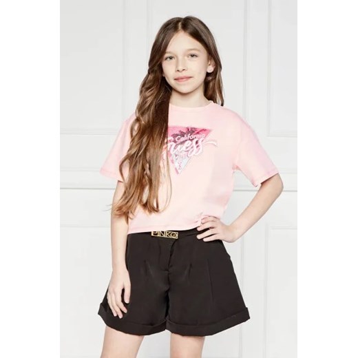 Guess T-shirt | Regular Fit ze sklepu Gomez Fashion Store w kategorii Bluzki dziewczęce - zdjęcie 172955061