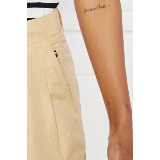 Tommy Hilfiger Szorty | Regular Fit | z dodatkiem lnu Tommy Hilfiger 36 Gomez Fashion Store