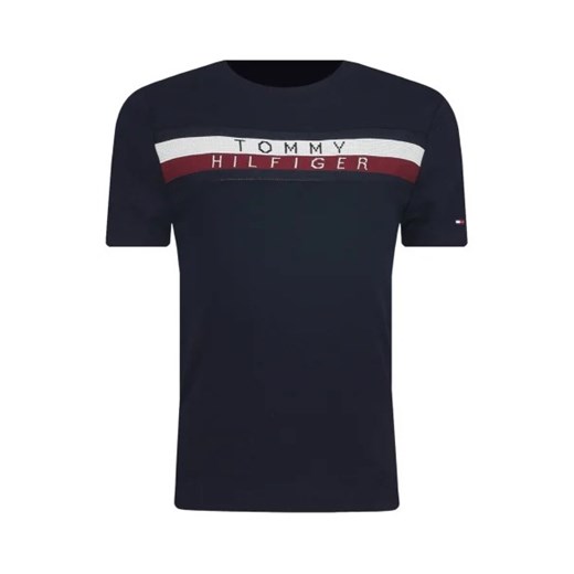 Tommy Hilfiger T-shirt GLOBAL STRIPE | Regular Fit ze sklepu Gomez Fashion Store w kategorii T-shirty chłopięce - zdjęcie 172958003