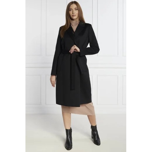 Calvin Klein Wełniany płaszcz | z dodatkiem kaszmiru ze sklepu Gomez Fashion Store w kategorii Płaszcze damskie - zdjęcie 172958473