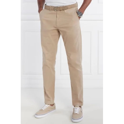 Tommy Hilfiger Spodnie chino HARLEM ESSENTIAL TWILL | Regular Fit ze sklepu Gomez Fashion Store w kategorii Spodnie męskie - zdjęcie 172958540