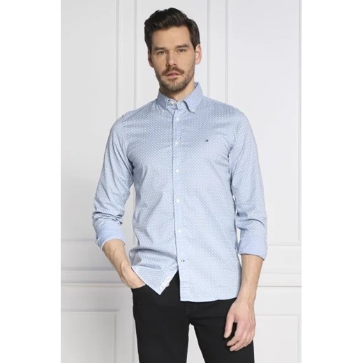 Tommy Hilfiger Koszula NATURAL SOFT FOULARD | Regular Fit ze sklepu Gomez Fashion Store w kategorii Koszule męskie - zdjęcie 172959081