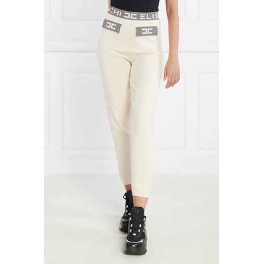 Elisabetta Franchi Spodnie dzianinowe | Regular Fit ze sklepu Gomez Fashion Store w kategorii Spodnie damskie - zdjęcie 172959843