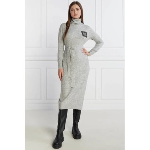 Liu Jo Rose Sukienka z paskiem | z dodatkiem wełny ze sklepu Gomez Fashion Store w kategorii Sukienki - zdjęcie 172960830
