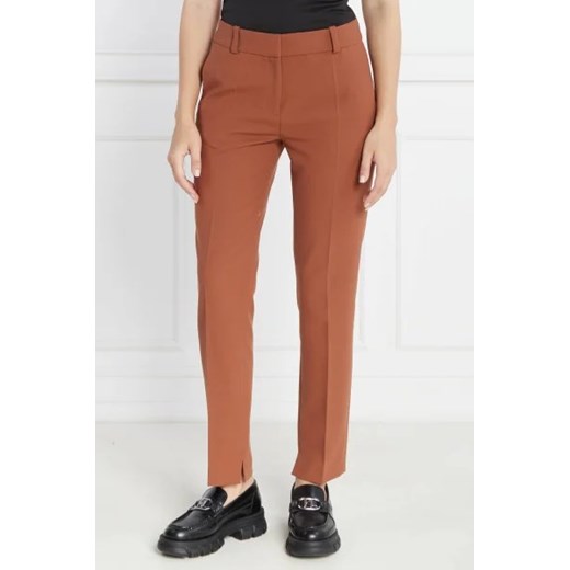 HUGO Spodnie Hetana | Regular Fit ze sklepu Gomez Fashion Store w kategorii Spodnie damskie - zdjęcie 172961532