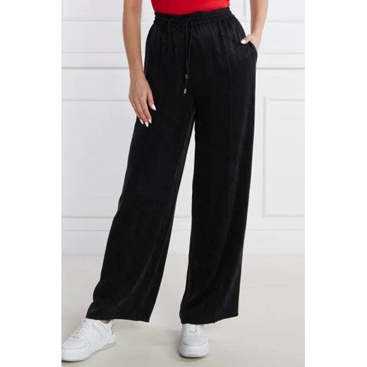 HUGO Spodnie Hasabella | Regular Fit ze sklepu Gomez Fashion Store w kategorii Spodnie damskie - zdjęcie 172961842