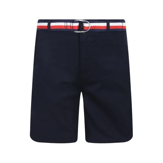 Tommy Hilfiger Szorty + pasek | Regular Fit ze sklepu Gomez Fashion Store w kategorii Spodenki chłopięce - zdjęcie 172961891