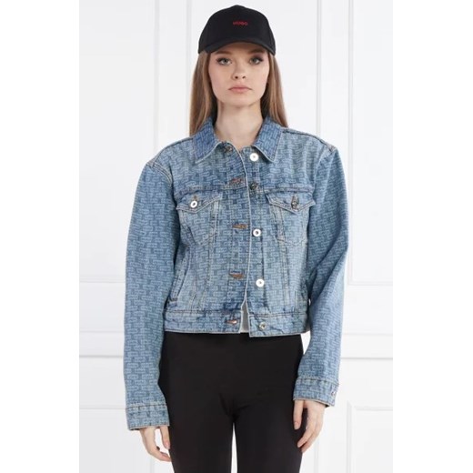 Hugo Blue Kurtka jeansowa Anouk_B | Regular Fit ze sklepu Gomez Fashion Store w kategorii Kurtki damskie - zdjęcie 172962034