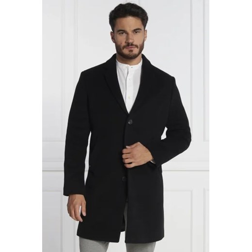 Tommy Hilfiger Wełniany płaszcz DC WOOL MIX ze sklepu Gomez Fashion Store w kategorii Płaszcze męskie - zdjęcie 172962230