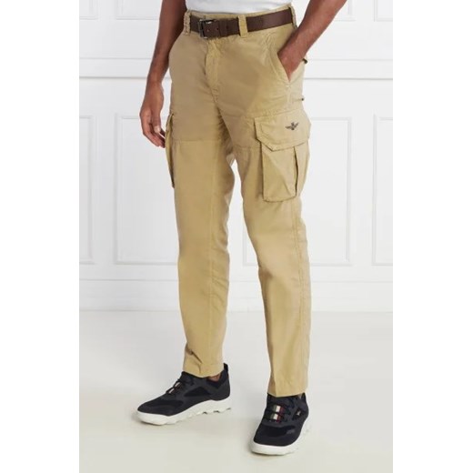 Aeronautica Militare Spodnie cargo | Regular Fit ze sklepu Gomez Fashion Store w kategorii Spodnie męskie - zdjęcie 172962323