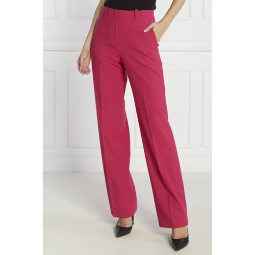 HUGO Spodnie Hulana | Straight fit ze sklepu Gomez Fashion Store w kategorii Spodnie damskie - zdjęcie 172962581