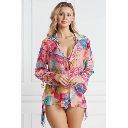 Guess Narzutka | z dodatkiem jedwabiu ze sklepu Gomez Fashion Store w kategorii Odzież plażowa - zdjęcie 172963222