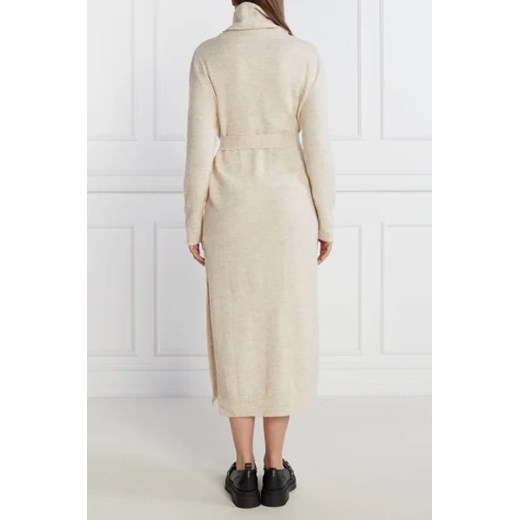 Liu Jo Rose Sukienka z paskiem | z dodatkiem wełny M okazyjna cena Gomez Fashion Store