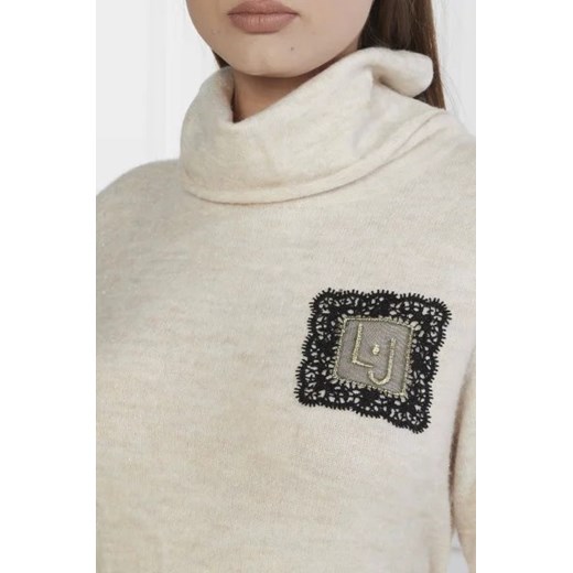 Liu Jo Rose Sukienka z paskiem | z dodatkiem wełny L wyprzedaż Gomez Fashion Store