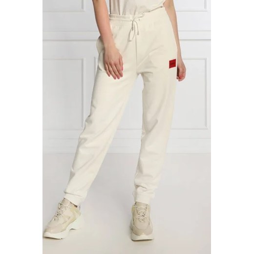 HUGO Spodnie dresowe Dachib | Regular Fit | mid rise ze sklepu Gomez Fashion Store w kategorii Spodnie damskie - zdjęcie 172963862