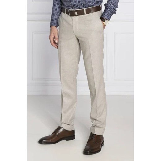 Oscar Jacobson Wełniane spodnie Denz Turn Up | Regular Fit Oscar Jacobson 52 Gomez Fashion Store okazja