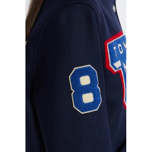 Tommy Hilfiger Kurtka bomber COLLEGIATE | Regular Fit | z dodatkiem wełny Tommy Hilfiger XL promocja Gomez Fashion Store