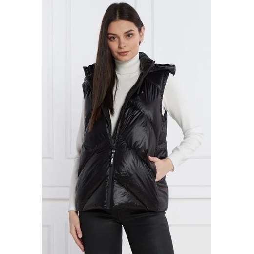 Tommy Hilfiger Puchowy bezrękawnik CHEVRON LW DOWN | Regular Fit ze sklepu Gomez Fashion Store w kategorii Kamizelki damskie - zdjęcie 172965181