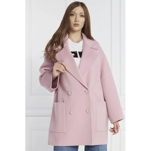Elisabetta Franchi Wełniany płaszcz ze sklepu Gomez Fashion Store w kategorii Płaszcze damskie - zdjęcie 172965964