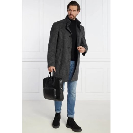 Joop! Wełniany płaszcz Maron Joop! 54 wyprzedaż Gomez Fashion Store