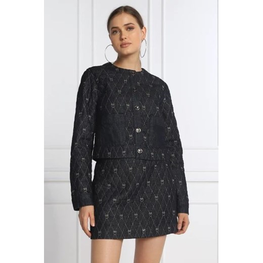 Pinko Kurtka ISPIRATA | Cropped Fit | denim Pinko 40 okazja Gomez Fashion Store