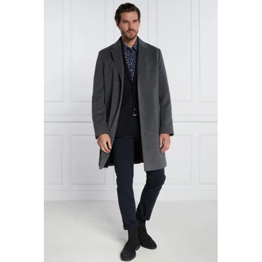 BOSS BLACK Wełniany płaszcz H-Hyde-C-224 52 wyprzedaż Gomez Fashion Store