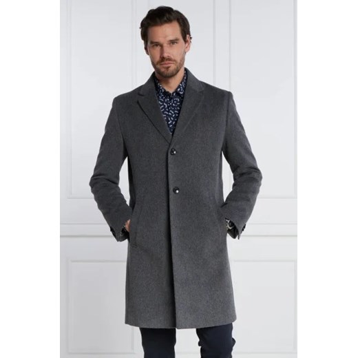 BOSS BLACK Wełniany płaszcz H-Hyde-C-224 52 Gomez Fashion Store okazyjna cena