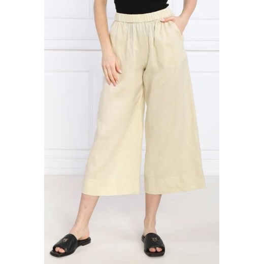 Max Mara Leisure Lniane spodnie EDMOND | Oversize fit ze sklepu Gomez Fashion Store w kategorii Spodnie damskie - zdjęcie 172967422