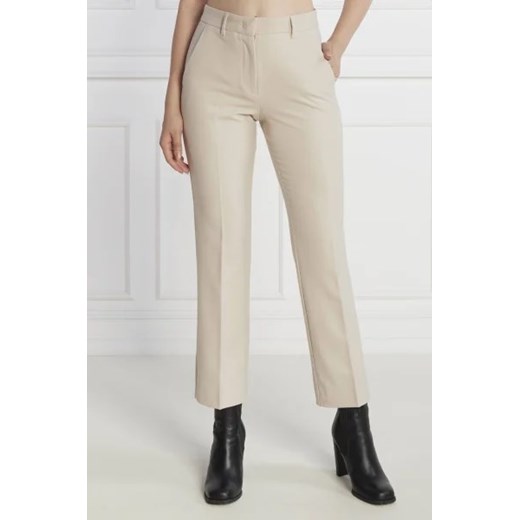Marella Spodnie cygaretki GALVANO | Regular Fit | z dodatkiem wełny ze sklepu Gomez Fashion Store w kategorii Spodnie damskie - zdjęcie 172967964
