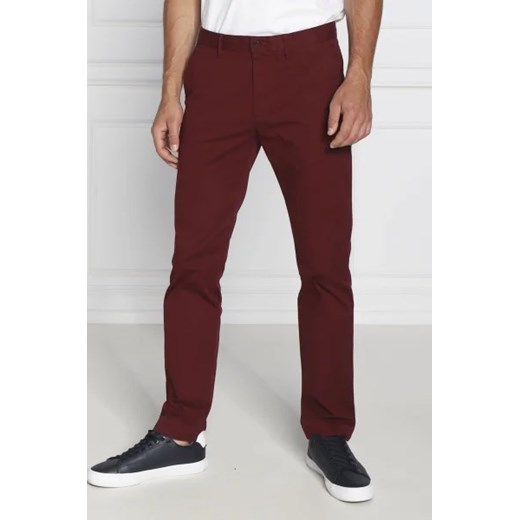Tommy Hilfiger Spodnie chino | Slim Fit | pima ze sklepu Gomez Fashion Store w kategorii Spodnie męskie - zdjęcie 172968171