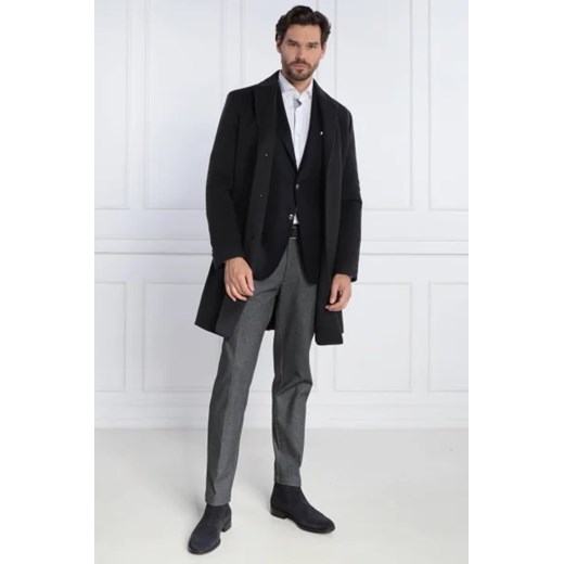 BOSS BLACK Wełniany płaszcz H-Hyde-C-224 52 promocyjna cena Gomez Fashion Store