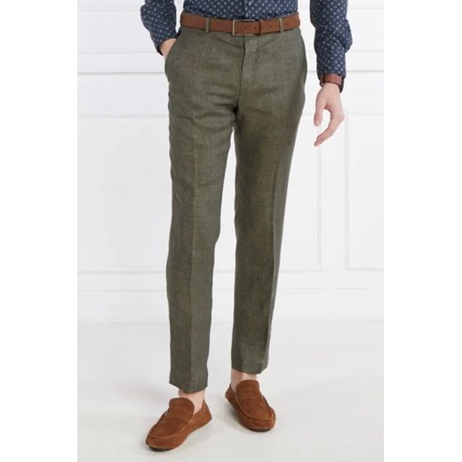 Joop! Lniane spodnie JT-18Hank | Slim Fit ze sklepu Gomez Fashion Store w kategorii Spodnie męskie - zdjęcie 172968693