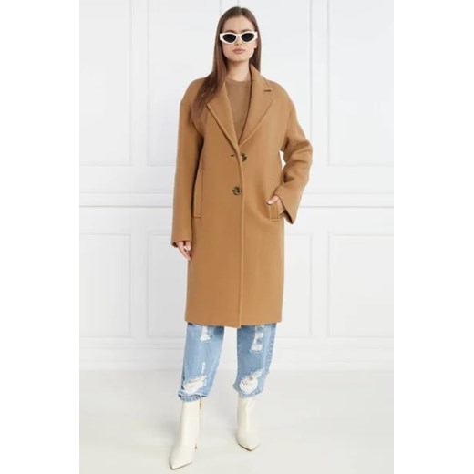 Pinko Wełniany płaszcz ze sklepu Gomez Fashion Store w kategorii Płaszcze damskie - zdjęcie 172968991
