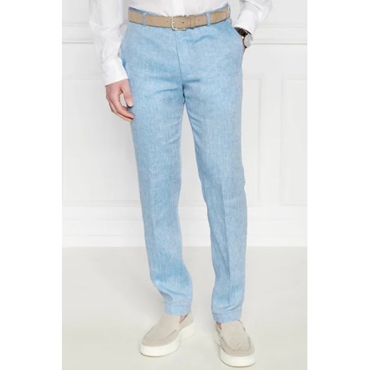 Joop! Lniane spodnie JT-18Hank | Slim Fit Joop! 48 wyprzedaż Gomez Fashion Store